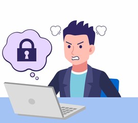 ジャケットを着た若い男性