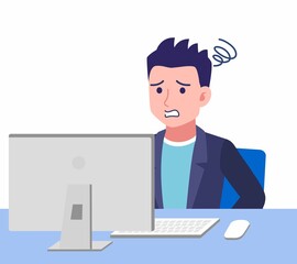 ジャケットを着た若い男性