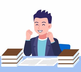 ジャケットを着た若い男性