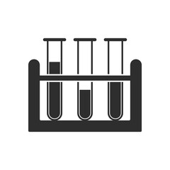 test tube icon, laboratory, test tube rack