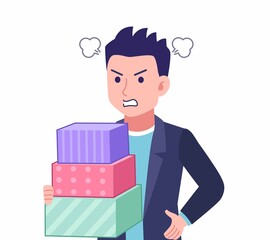 ジャケットを着た若い男性