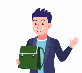 ジャケットを着た若い男性