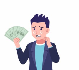 ジャケットを着た若い男性