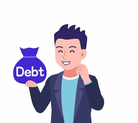 ジャケットを着た若い男性
