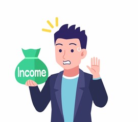 ジャケットを着た若い男性