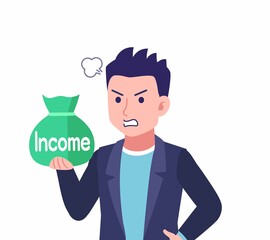 ジャケットを着た若い男性