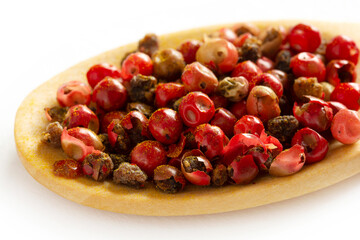 Red hot pepper and black pepper seeds