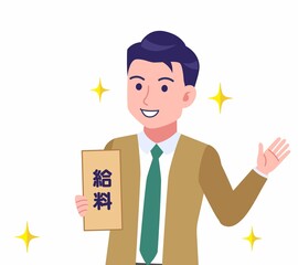 緑のネクタイの男性