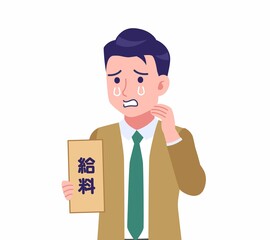 緑のネクタイの男性