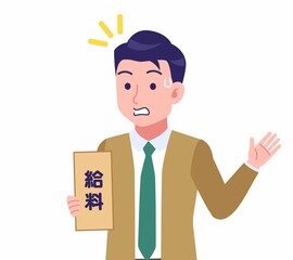 緑のネクタイの男性