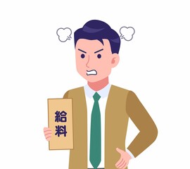 緑のネクタイの男性