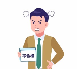 緑のネクタイの男性