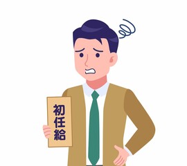 緑のネクタイの男性