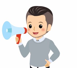 おしゃれな服装をした若者