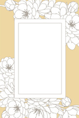  Flowers, florals, frames, simple, invitations..