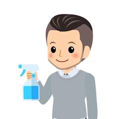 おしゃれな服装をした若者