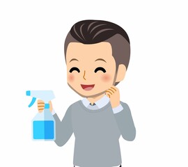 おしゃれな服装をした若者