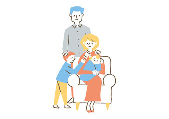 仲の良い4人家族02