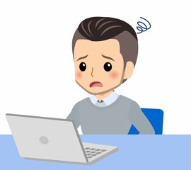 おしゃれな服装をした若者