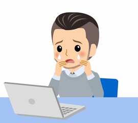 おしゃれな服装をした若者