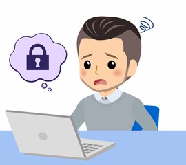 おしゃれな服装をした若者