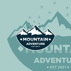  Adventure and outdoor vintage logo template