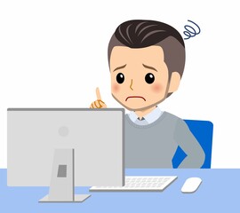 おしゃれな服装をした若者