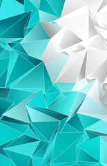 Obraz premium Abstract Low-Poly background. triangulated texture. Design 3d. Polygonal geometrical pattern. Triangular modern style