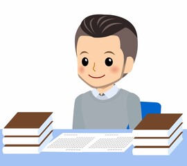 おしゃれな服装をした若者