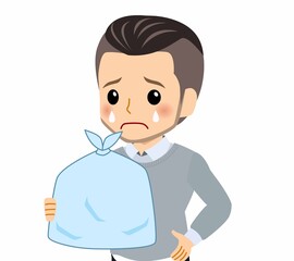 おしゃれな服装をした若者