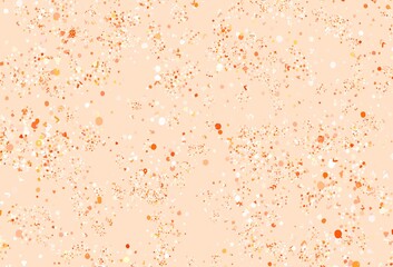 Light Red vector background with abstract shapes.