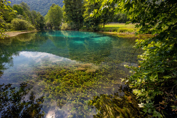 Obraz premium Palu di Livenza archaeological site (Parco archeologico di Palu di Livenza), UNESCO site, Caneva, Friuli-Venezia Giulia region, Italy