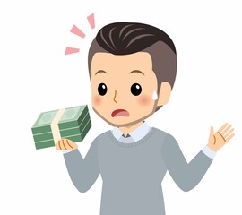 おしゃれな服装をした若者