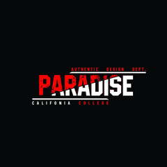 Fototapeta premium paradise california college authentic design dept.