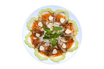 Menu White Background