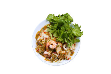 Menu White Background