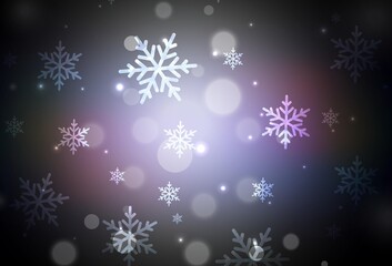 Dark Blue, Red vector layout in New Year style.