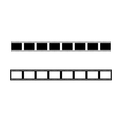 film strip isolated on white