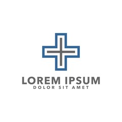 Fototapeta premium health symbol logo vector 