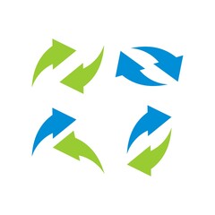 Arrow Logo Template vector
