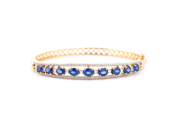 Jewelry accessories on white scene