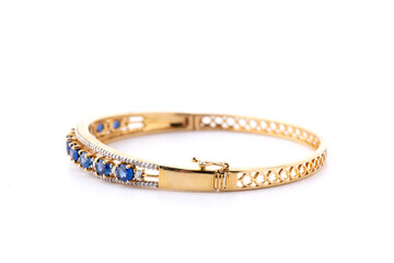 Jewelry accessories on white scene