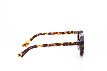 Fashion glasses on white scene