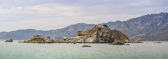 villa simius islands from the sea sardinia © Kamila