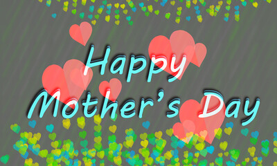 Happy mothers day card greeting card. Wallpaper design