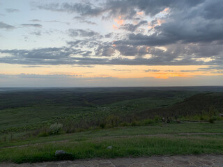 Obraz premium sunset in the mountains