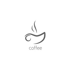 coffee logo  with minimalist logo concept, symbol, mascot, icon, brand identity. logo concept with minimalist style for your business brand