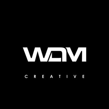 WDM Letter Initial Logo Design Template Vector Illustration