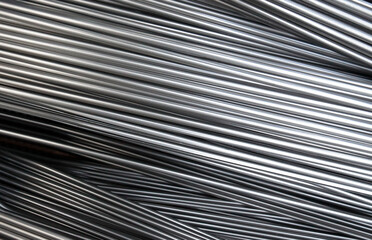 Texture of industrial iron rods 