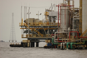 Fototapeta na wymiar OIL DRILL IN VENEZUELA